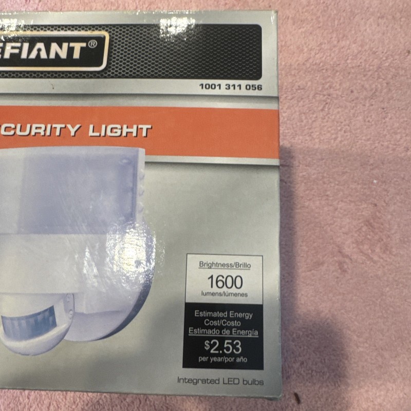 Defiant LED Motion Sensor Hardwired Outdoor Wall Security Light, White 1600lm gallery