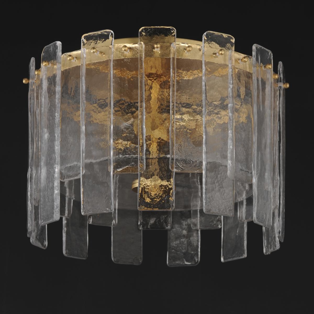 Maxim Lighting 21832AGGL Warren Flush Mount Gold Leaf gallery