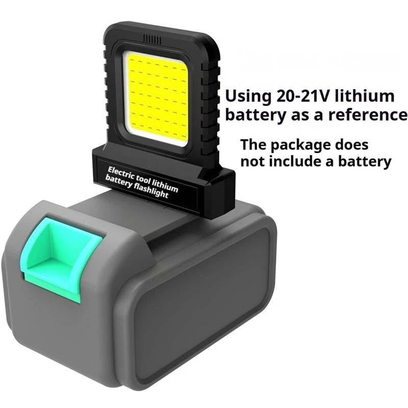 High Brightness Floodlight for All Power Tool Batteries Work Light Lamp Lights gallery