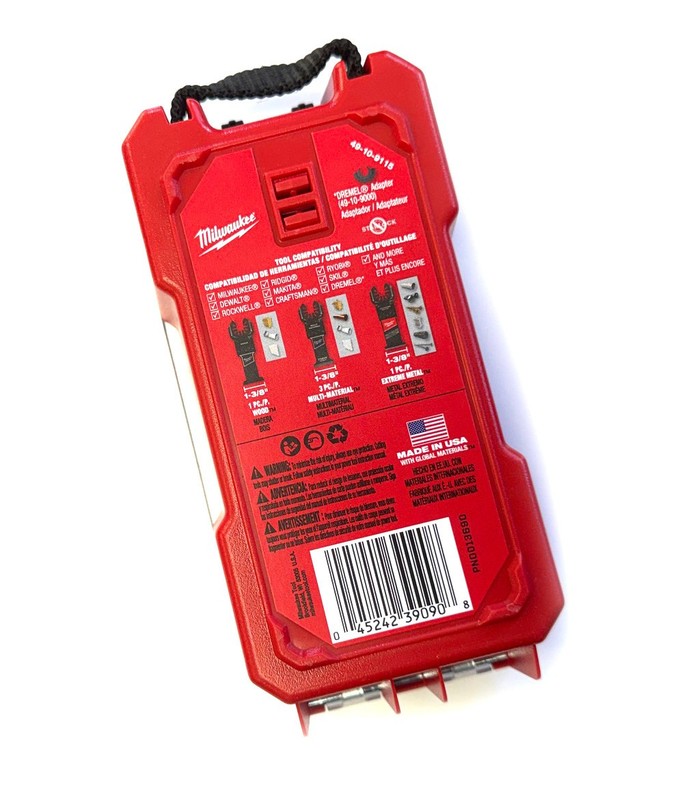 Milwaukee 49-10-9115, Oscillating Multi-Tool Blade Kit 5-Pack Brand NEW gallery