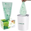 OrangeBio 100% Compostable Trash Bags, 13 Gallon, 50 Count, Extra Thick 0.9 mil gallery