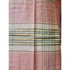 Vintage 80s Bay Linens Table Square 36" Pink/Green Plaid Striped Pattern gallery
