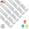 12 Pack 8FT Integrated LED Shop Lights 144W 18000Lm 6500K Warehouse Ceiling Tube gallery