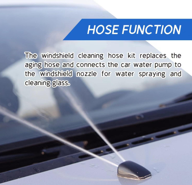 Windshield Washer Hose Kit,4 Meter Washer Fluid Hose with 12 Pcs Hose Connectors gallery