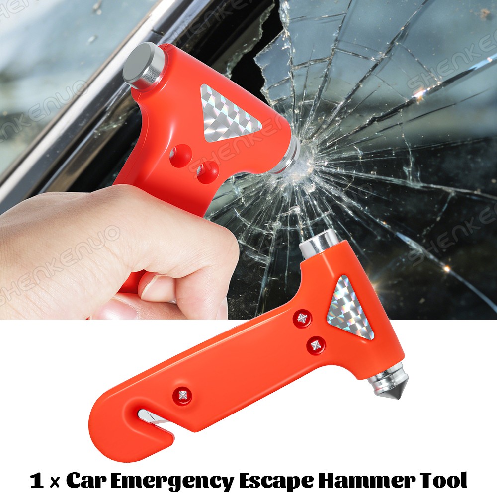Auto Car Escape Tool, Car Window Glass Hammer Breaker and Seat Belt Cutter gallery