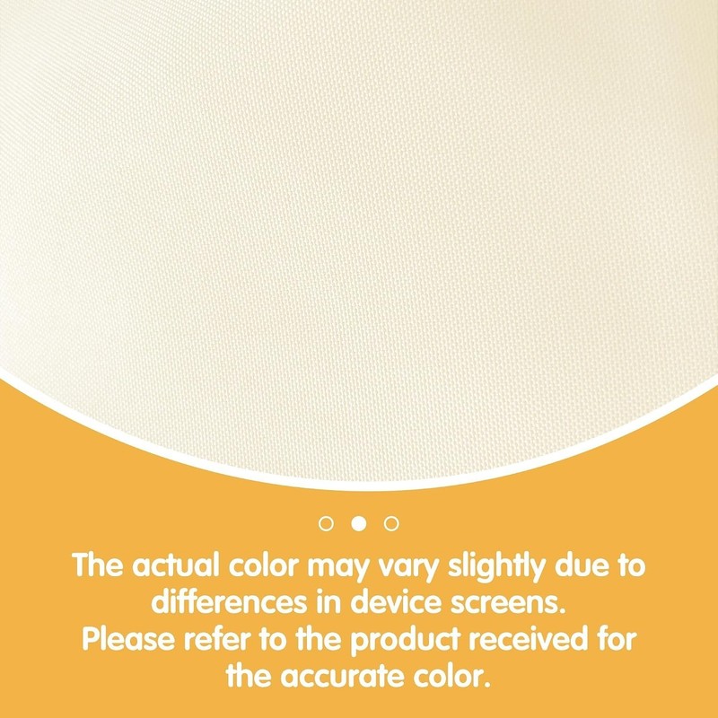 6 Pack Ivory Round Tablecloths 120 Inch for 60” Tables - 150 GSM Polyester Fa... gallery