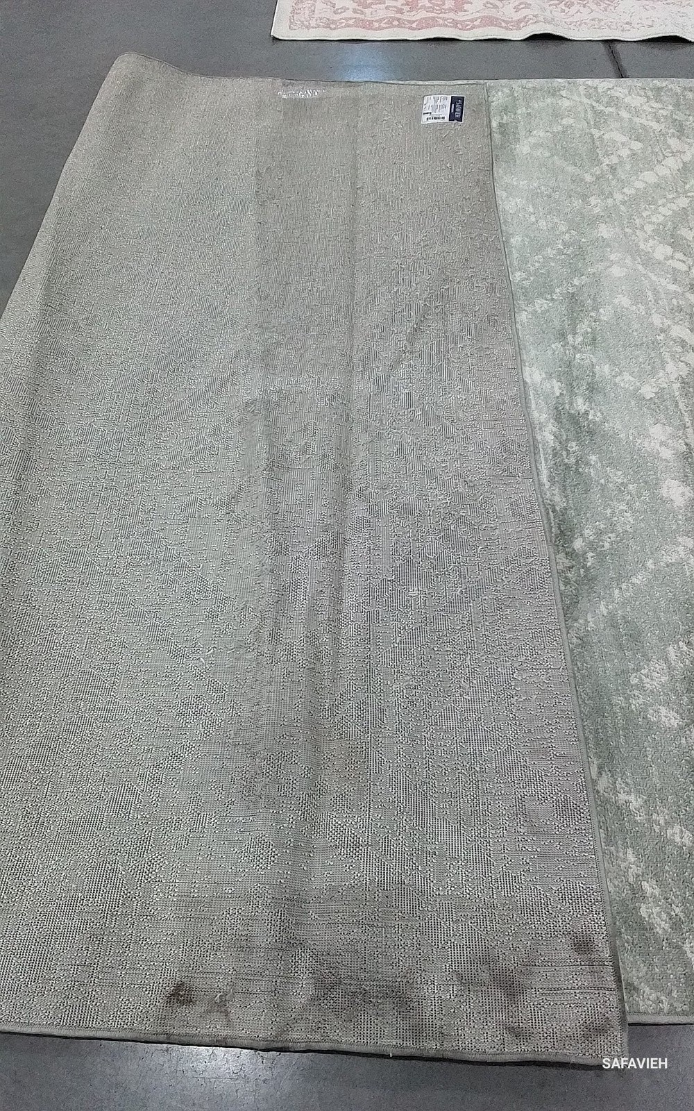 GREEN / IVORY 9'-0" x 12'-0" Back Stain Rug, Reduced Price 1172795805 ADR131Y-9 gallery