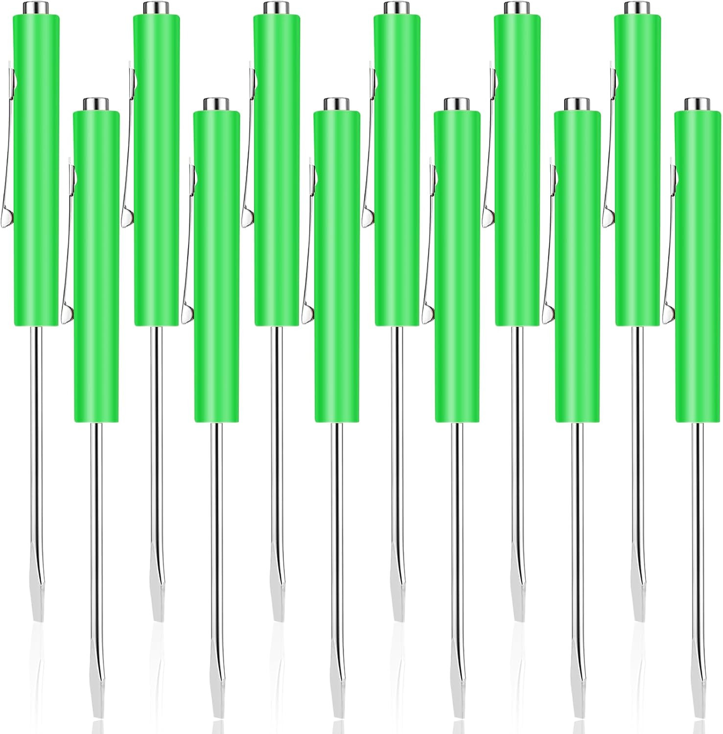 12 Pieces Pocket Screwdriver Mini Tops and Magnetic Pocket Screwdriver with a Si gallery