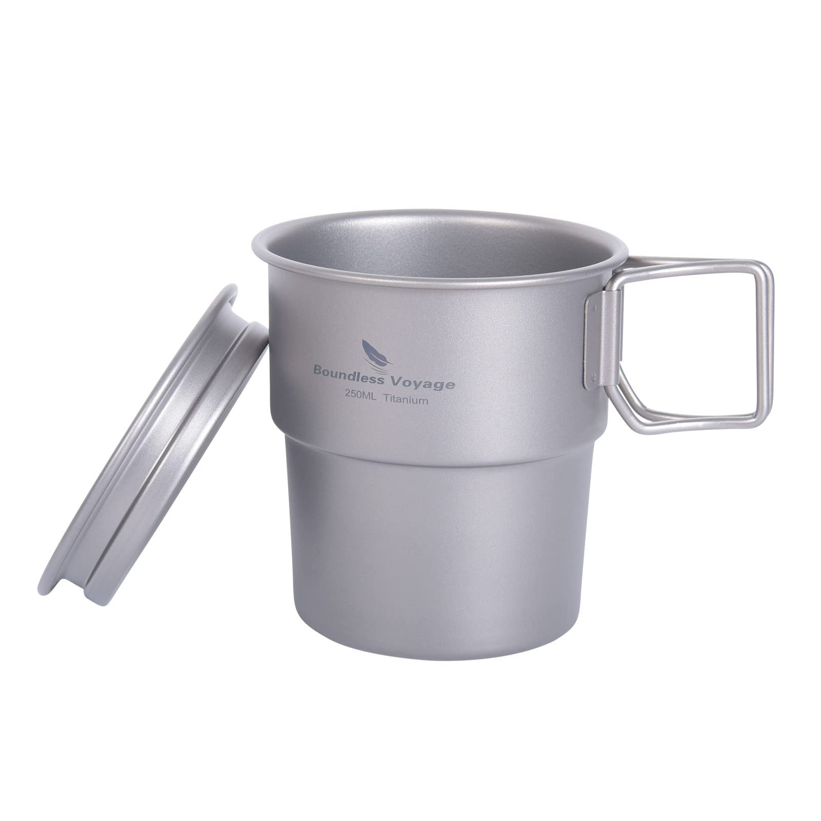 Boundless Voyage 250ML Titanium Coffee Cup Single-Walled Portable European St... gallery