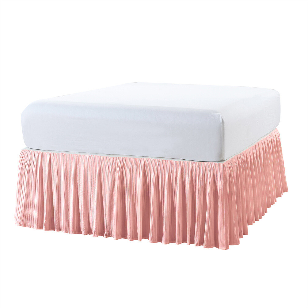 HST Super Soft Solid Brushed Microfiber 18" Pleated Bed Skirt/ Dust Ruffle gallery