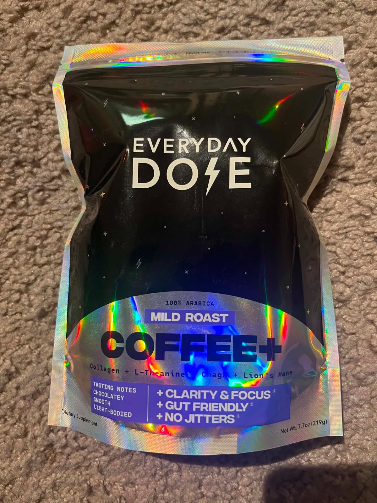 Everyday Dose Mushroom Coffee+ Collagen Protein Nootropic Focus Mood Mild Roast gallery