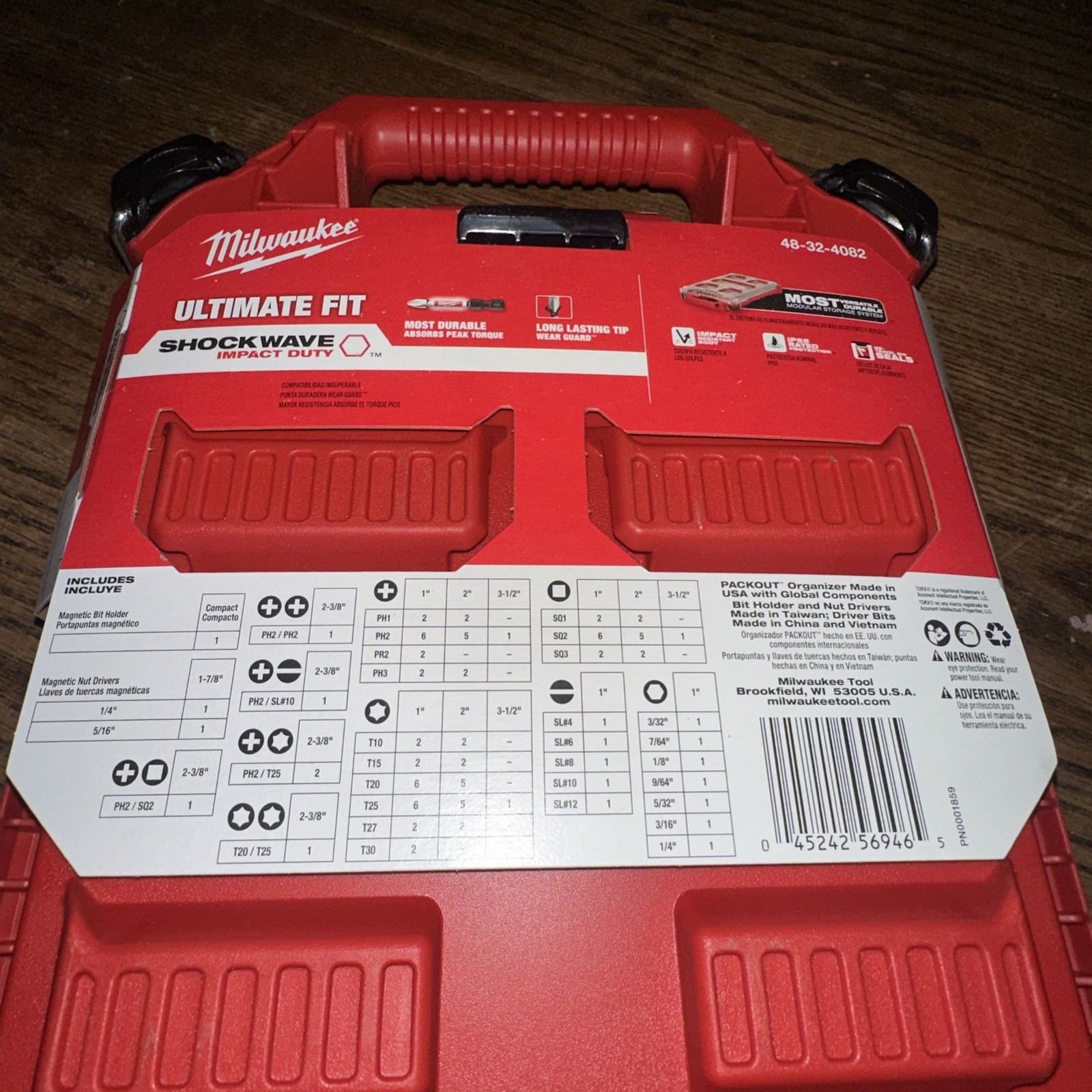 Milwaukee 48-32-4082 100PC Shockwave PACKOUT Kit. Brand New, Sealed! gallery