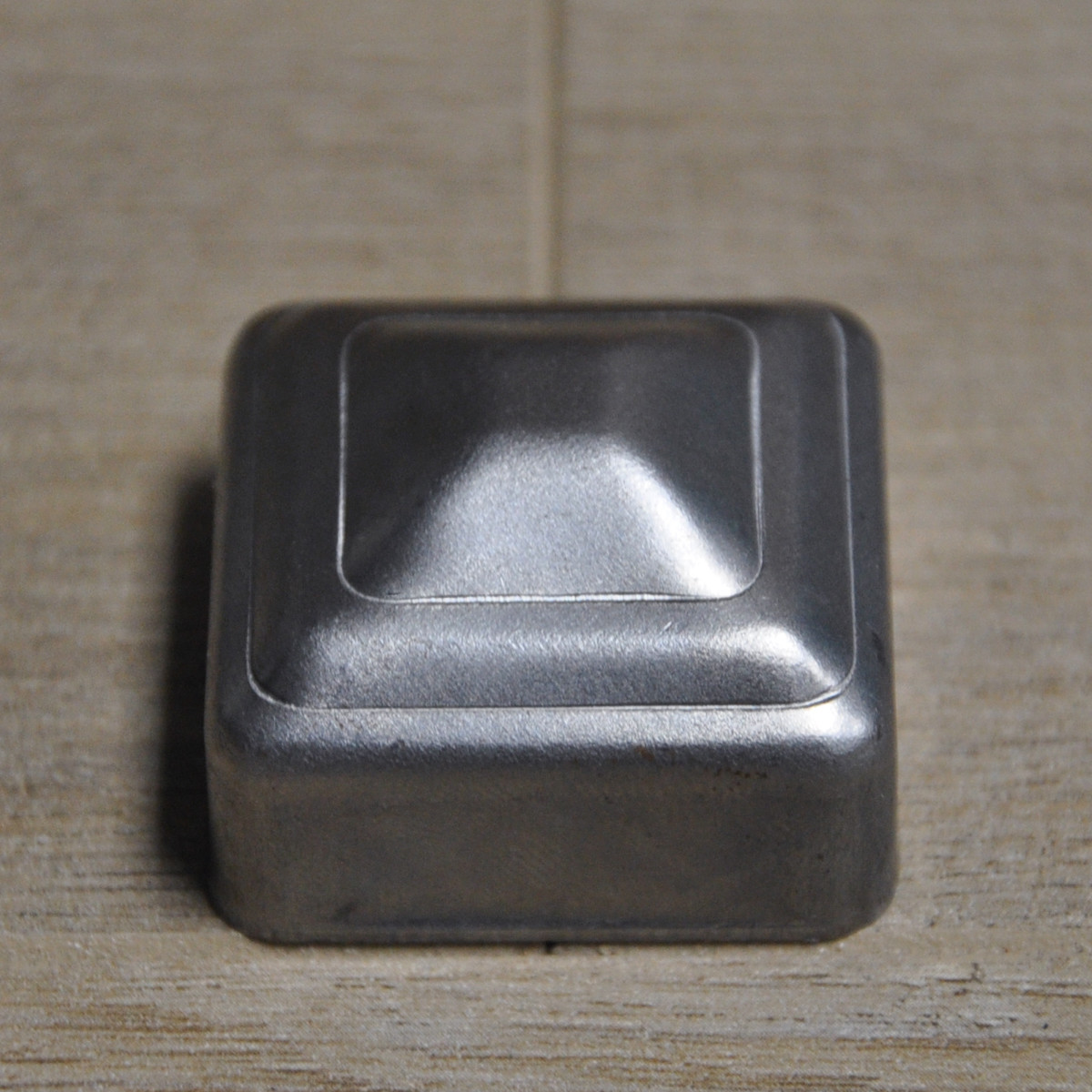 Post Cap Pressed Dome Steel Metal Square Gate Fences Multiple Sizes Single QTY gallery