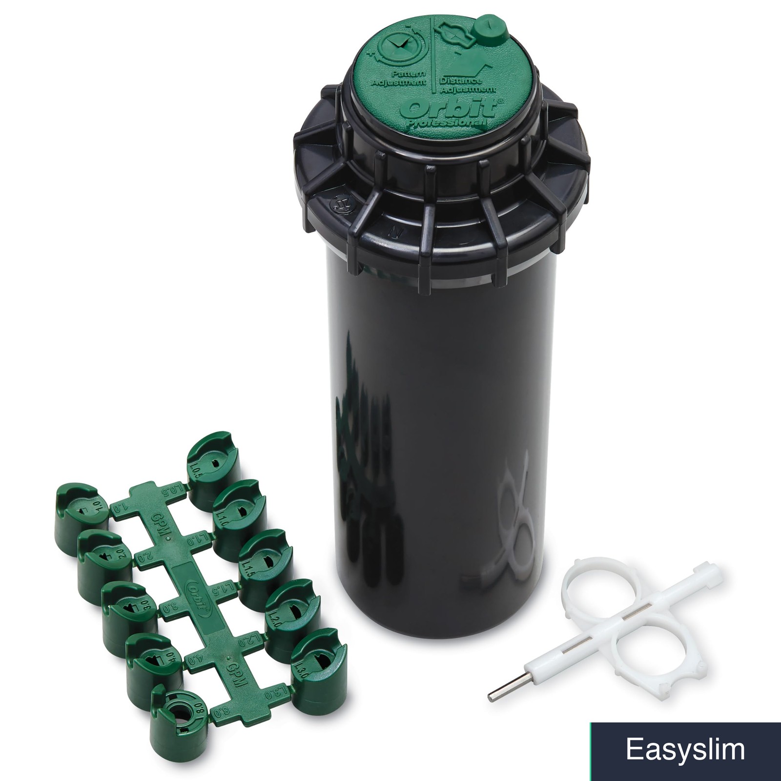 Pop-Up Rotor Sprinkler 3/4 Inlet Adjustable 40-360° 35-55 ft Range gallery