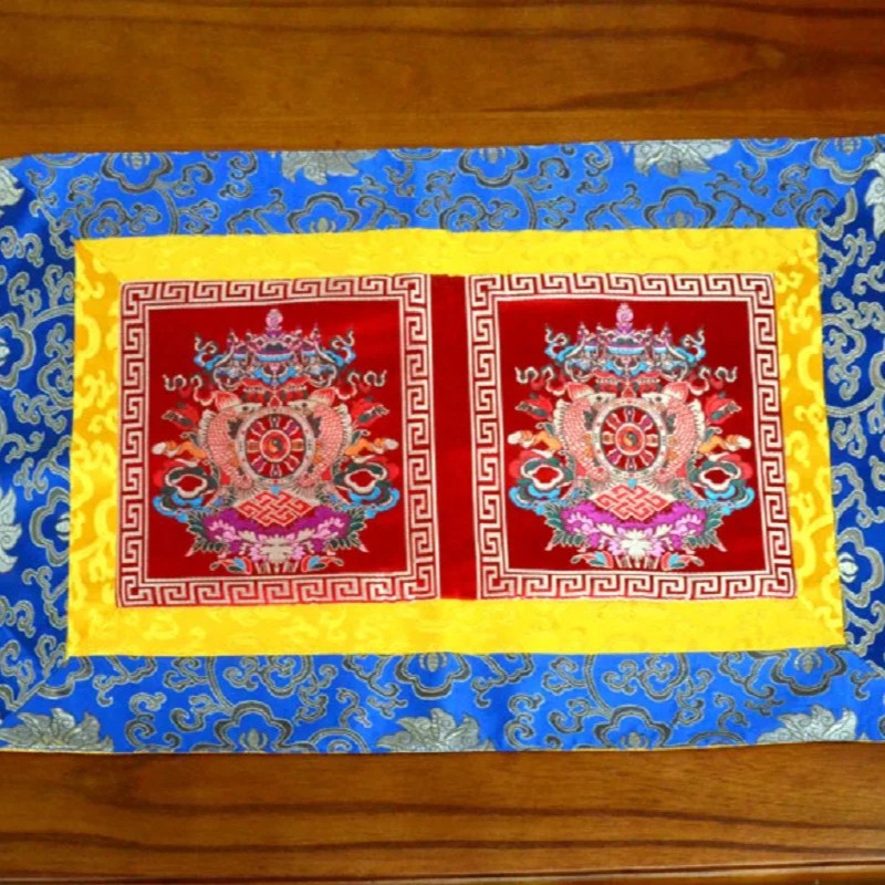 63cm Buddhism Decoration Auspicious Table Cloth Mat Worship Buddha Cushion gallery