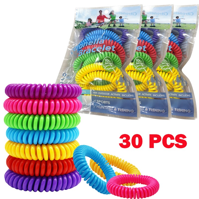 150 PCS Anti Bug Insect Pest Repellent Bracelet Wrist Band Natural Protection gallery