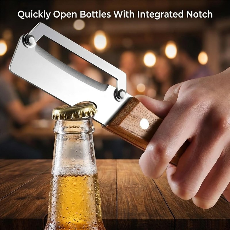 2 Pack 2 in 1 Multi Functional Vegetable Peeler with Bottle Opener and Wooden Ha gallery
