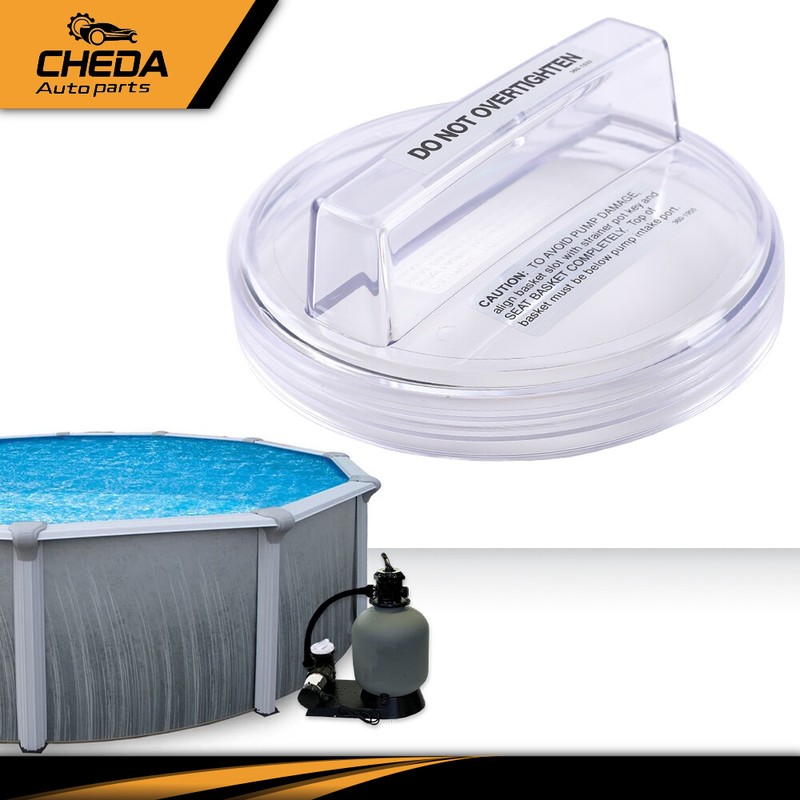 Pool Pump Strainer Lid Clear Cover Replacement Fit For Lomart Embassy gallery
