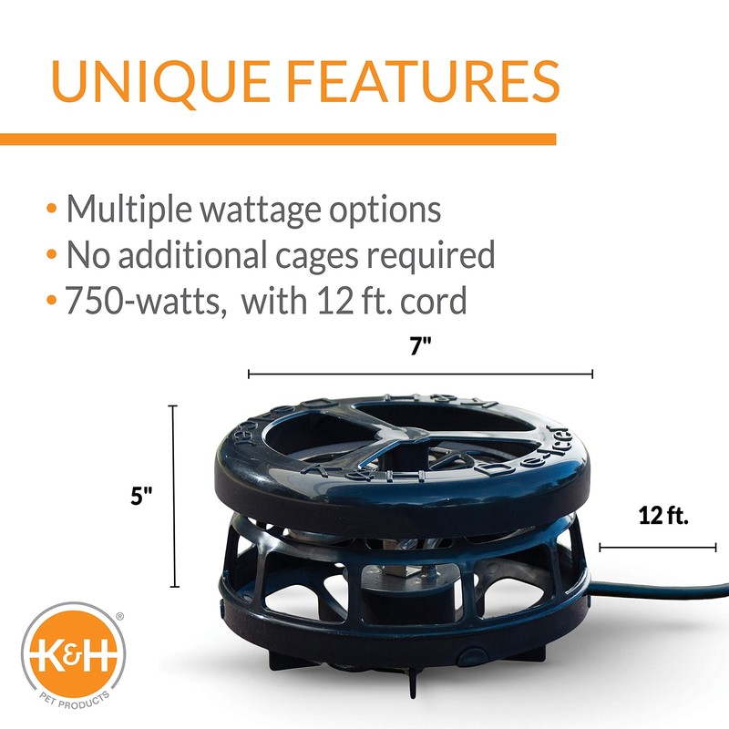 K&H Pet Products Thermo-Pond Perfect Climate Deluxe Pond Heater, Winter Survival gallery