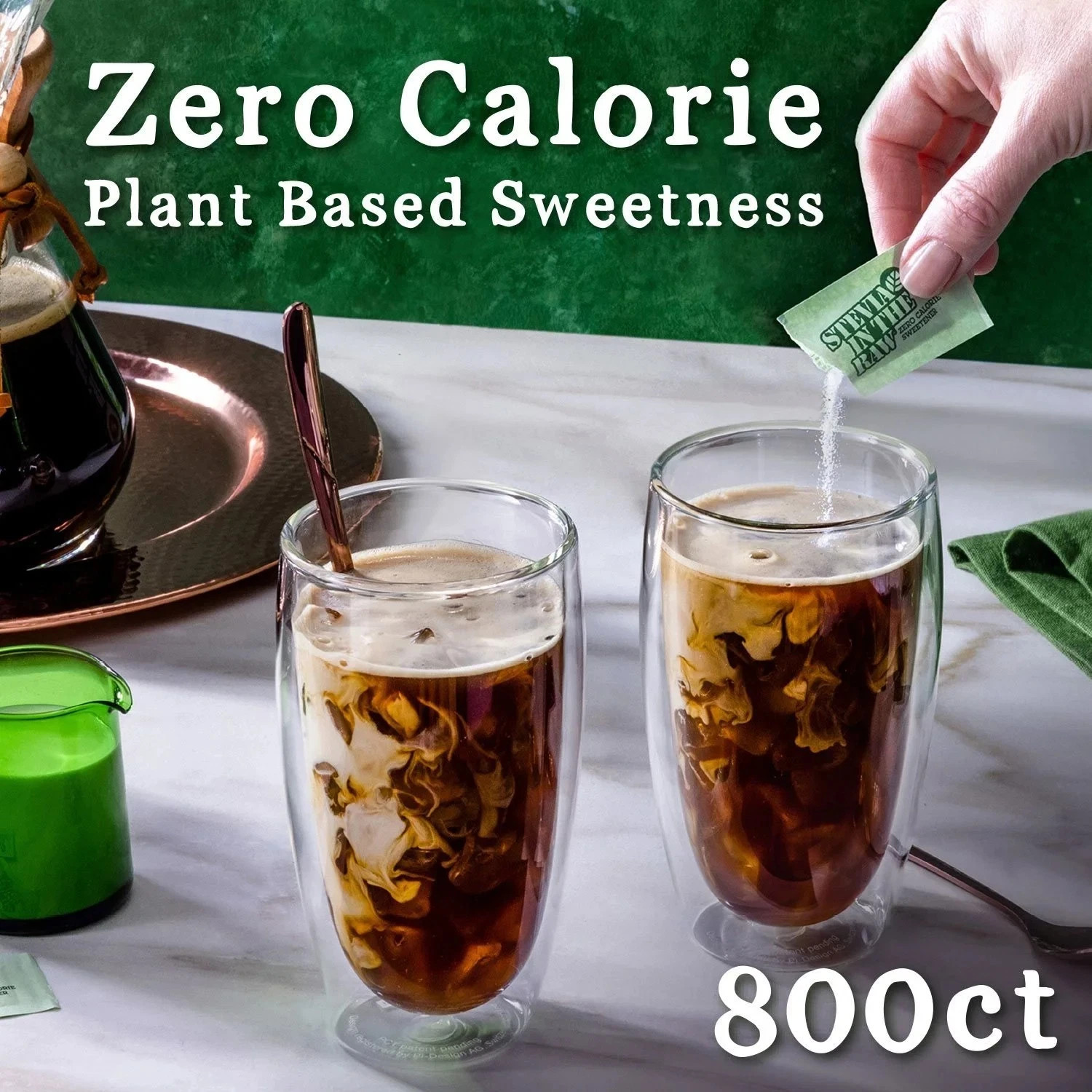 Stevia In The Raw Plant-Based Zero Calorie, Sweetener Packets 800 ct. FREE SHIP gallery