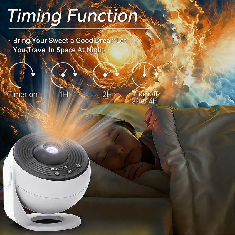 PRO Max Upgrade HD Galaxy Projector Starry Sky Projector 360° Rotate Planetarium gallery