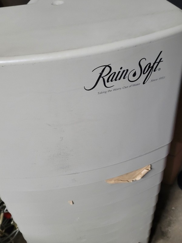 Rain Soft Water Conditioning System Plastic Water Cover Protector Grey gallery