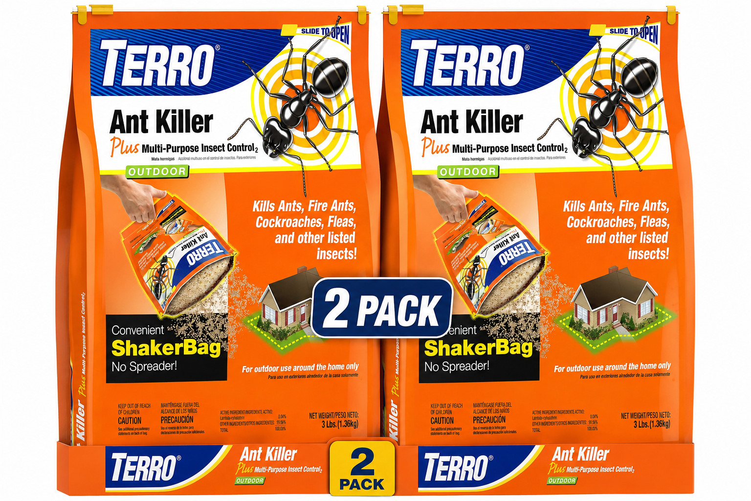 TERRO 3 lb Ant Killer Plus Multi-Purpose Insect Control 2pack gallery