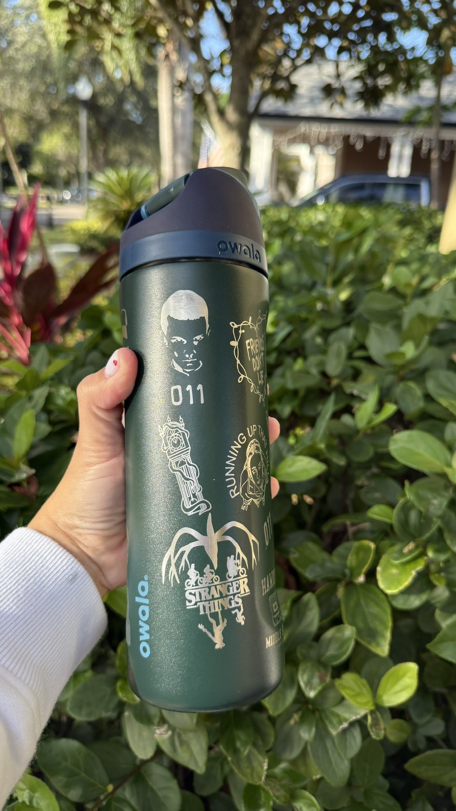 Stranger Things Owala FreeSip 24oz Custom Laser Engraved Bottle Stainless Steel gallery