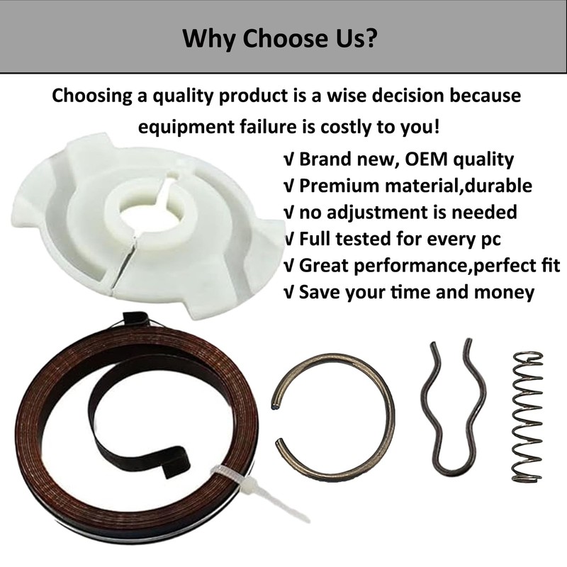 Recoil Starter Pull Starter Repair Kit Compatible for 591139 593959 590588 59... gallery