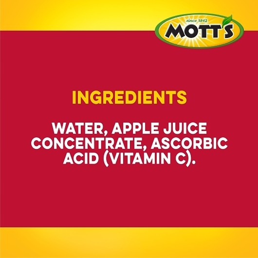 Mott s 100% Apple Juice, 8 Fluid Ounces, 24 Per Case gallery