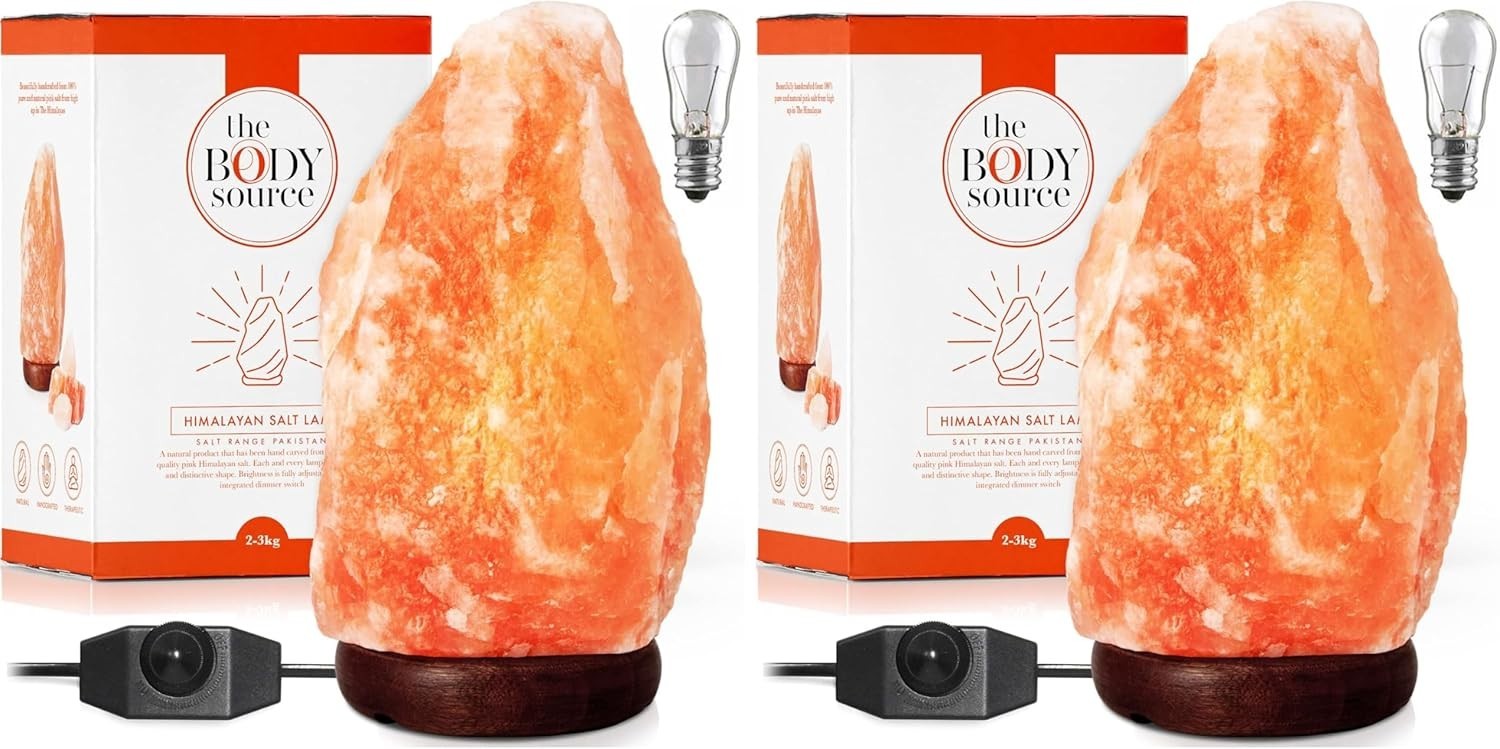 The Body Source Himalayan Salt Rock Lamp | 6-8 Inch (4-7 lb) | Free Shipping gallery