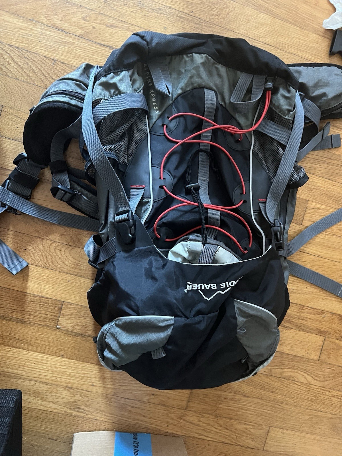 Eddie Bauer Alpine Express Trail Camping Backpack -Grey Color - 