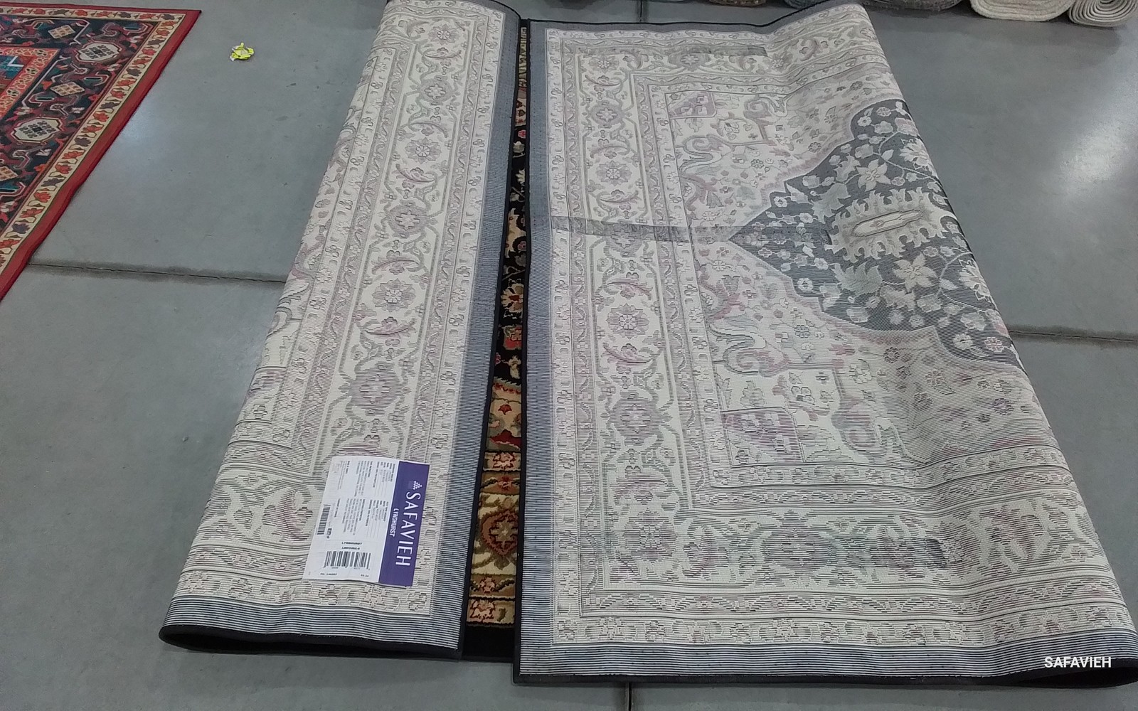BLACK / BEIGE 6'-0" x 9'-0" Back Stain Rug, Reduced Price 1172792885 LNH330Z-6 gallery