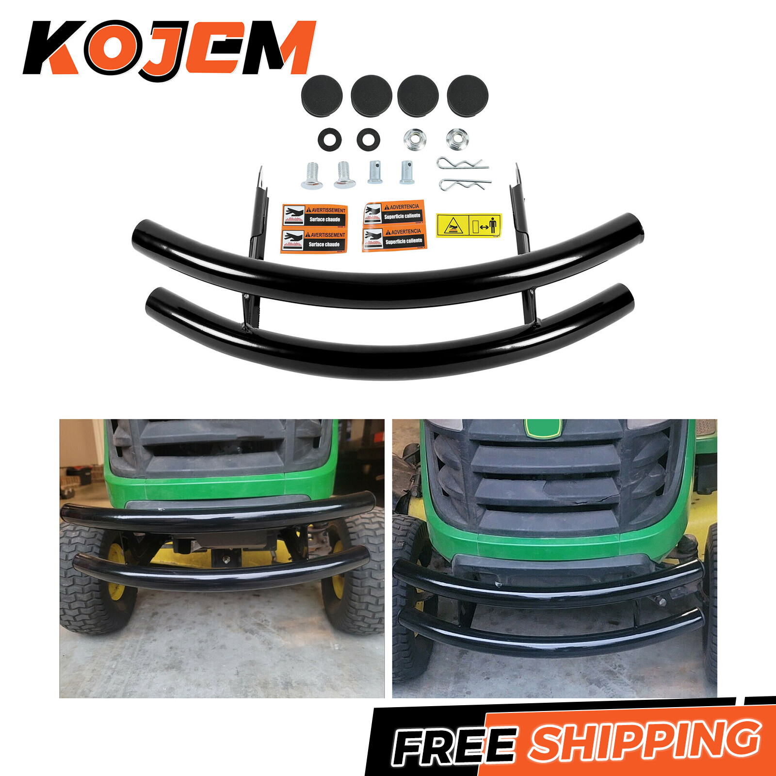 Front Bumper Brush Guard For John Deere 100 Series 102 115 125 135 145 155C 190C gallery