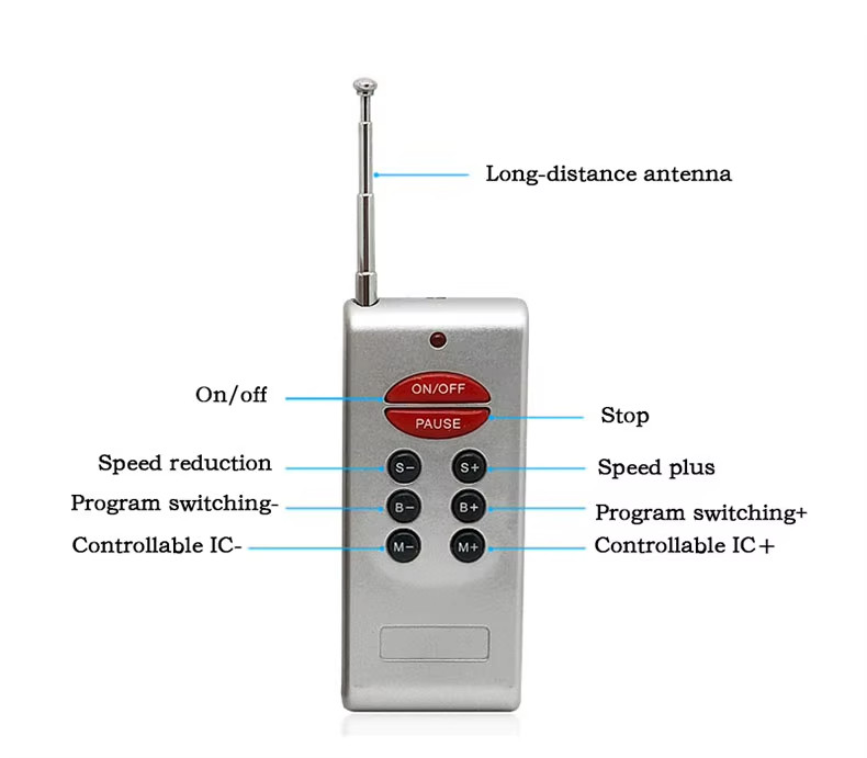 6803 RF Controller 133 Change Digital Dream Magic Color Chasing 6803 ic 5050 RGB gallery