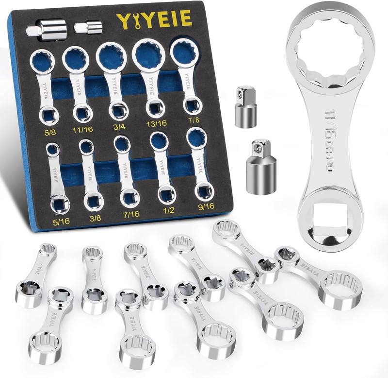 12PCS Torque Adapter Set SAE, 5/16", 3/8", 7/16", 1/2", 9/16", 5/8", 11/16", 3/4 gallery