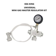 Universal Mini Gas Master CO2 Regulator for Regular CO2 Gas Bottle/Soda Stream