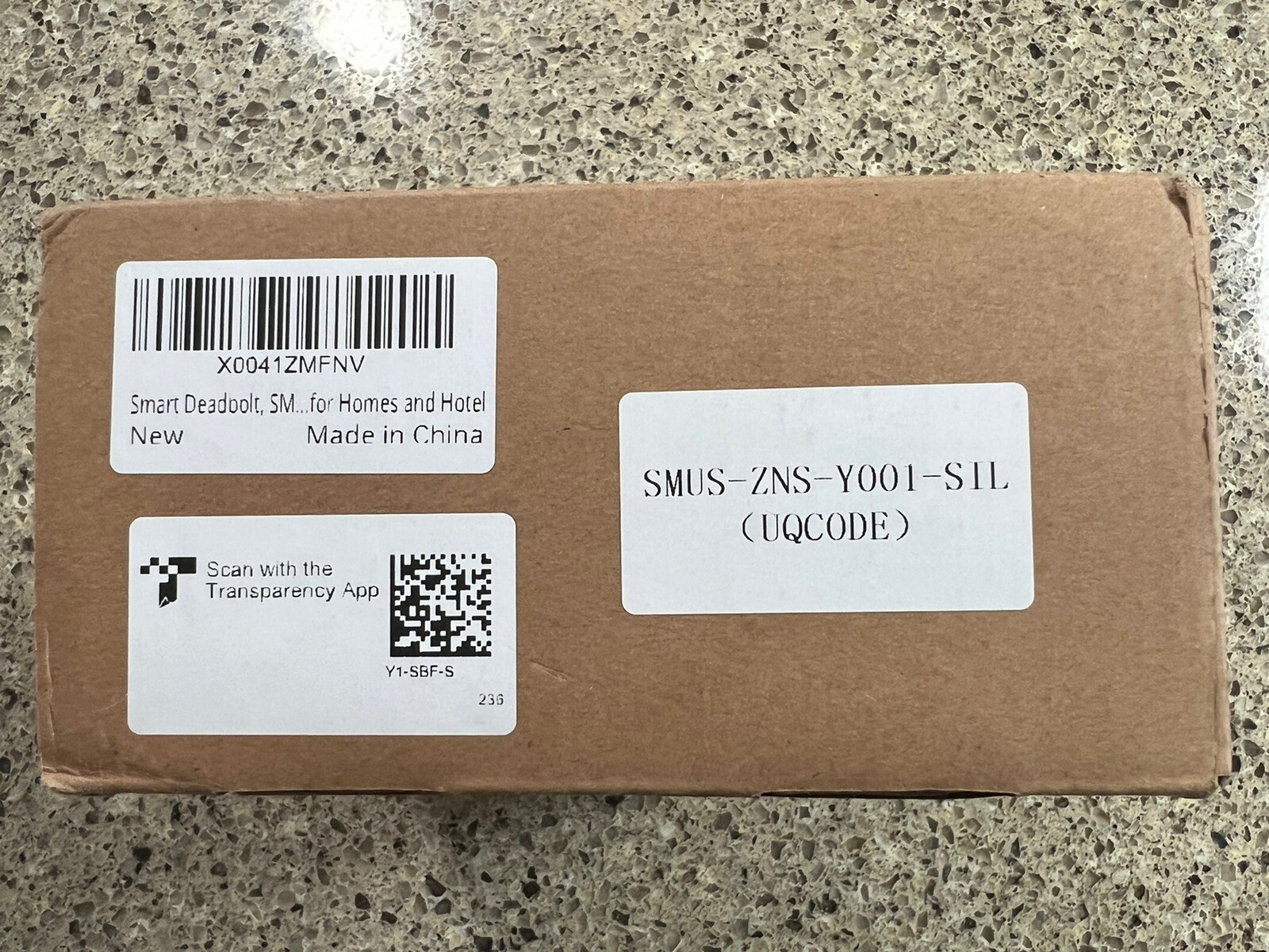 Smonet Smart Lock With Fingerprint And Ic Fobs SMUS-ZNS-Y001-SIL-KIT Read Desc gallery