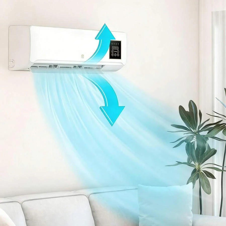 NEW Smart 2-In-1 Wall AC Unit With Heater & Fan, Portable Cooling Solution gallery