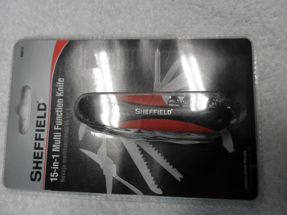 Sheffield 15-in-1 Multi Function Knife NIP - Part # 60010