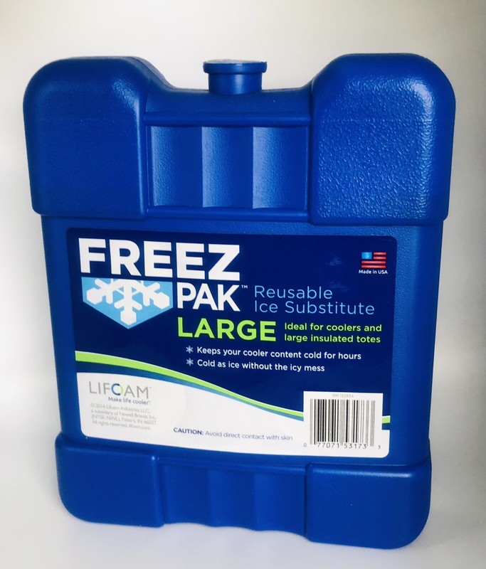 FREEZ PAK LARGE Reusable Ice Substitute Blue 1 Pack (8”Hx7”Wx1.8”L)2.5 Pounds gallery