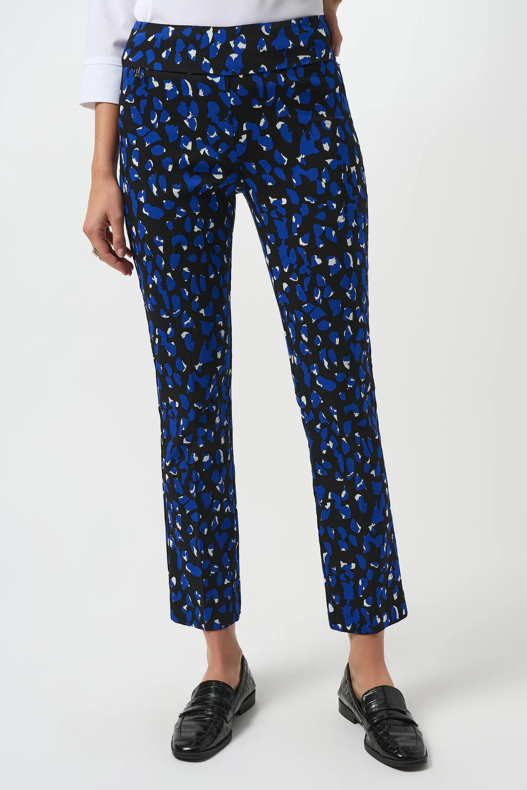 Joseph Ribkoff Geometric Print Pull-On Straight Leg Pants 253268 gallery