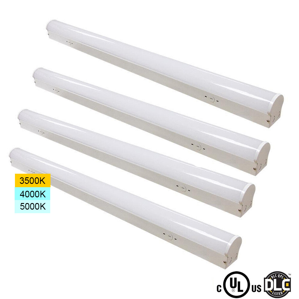 4Pack 4FT 40W LED Linear Strip Light Shop Light Garage Ceiling Light Dimmable gallery