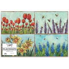 Primitives by Kathy Florals Paper Placemats Party Decor Home Spring Summer Table