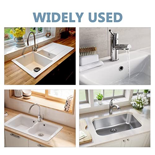 3 Pack Bathroom Sink Overflow Trim Ring Electroplating Chrome Overflow Drain Cov gallery