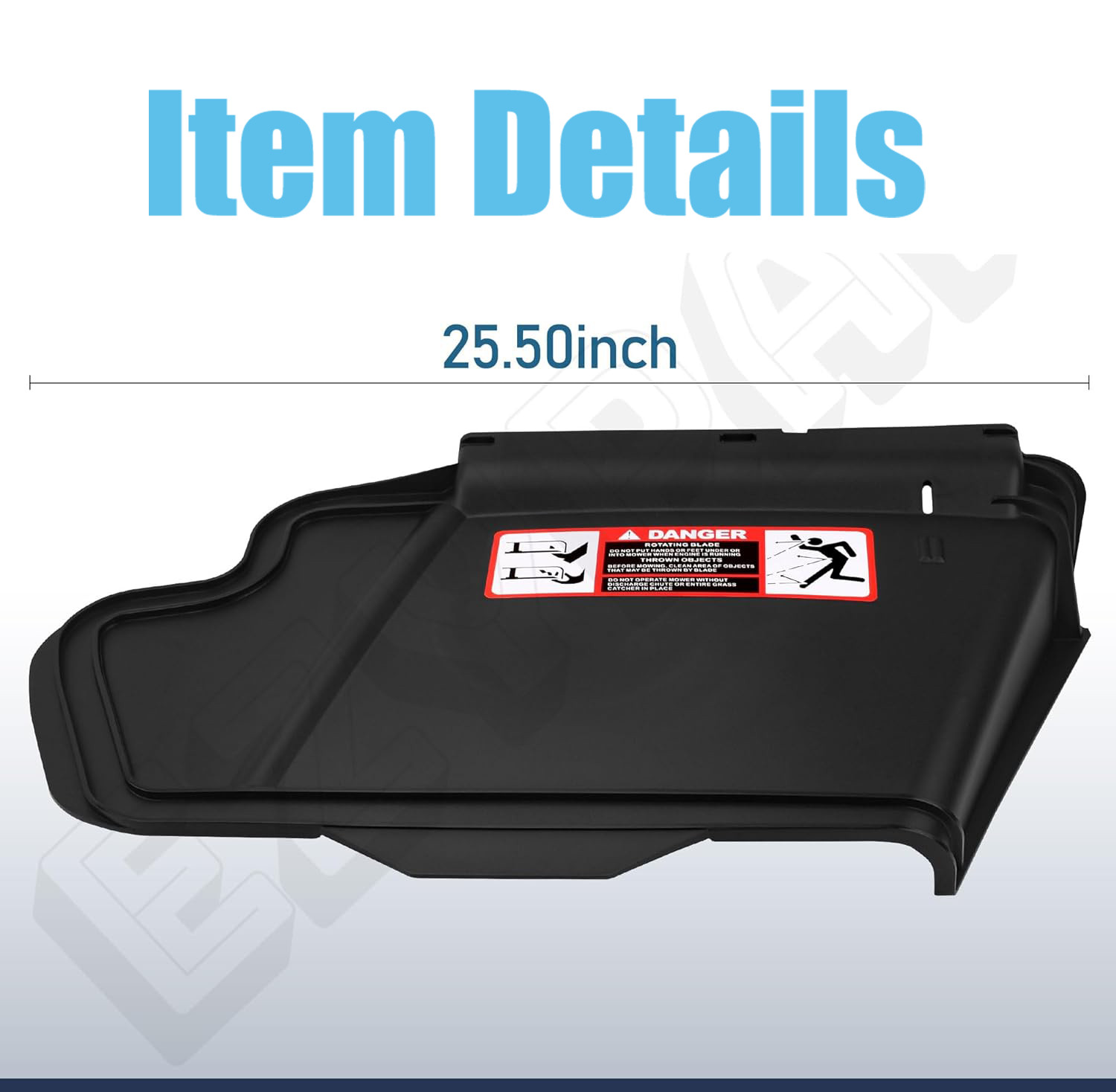 DECK DISCHARGE CHUTE RPLS PART FOR JOHN DEERE X500 X520 X534 X540 X570 48" 54" W gallery