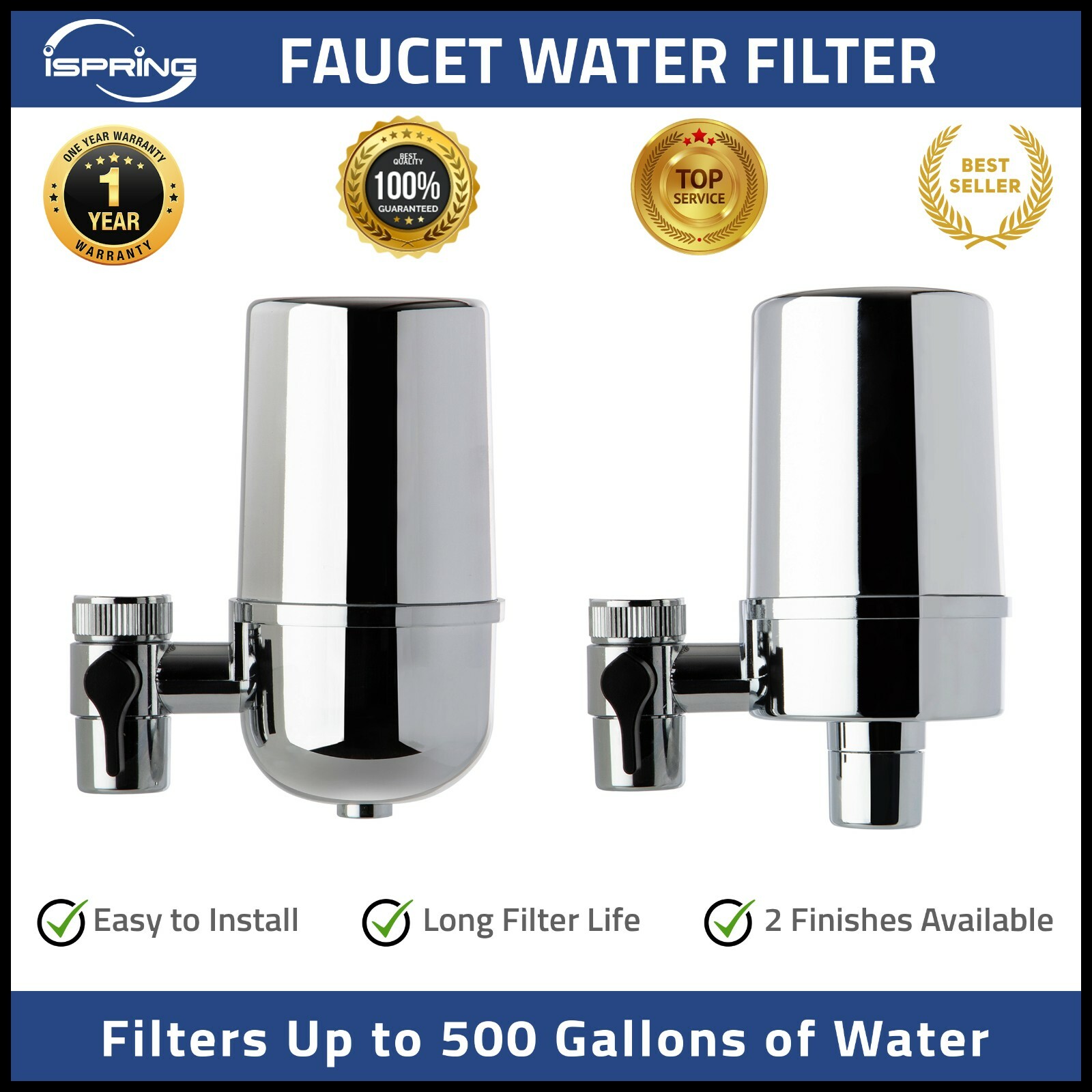Faucet Water Filter System Kitchen Sink Mount Filtration Tap Purifier Cleaner gallery