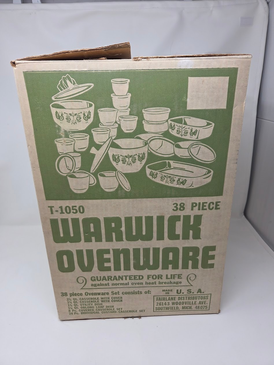 Warwick Ovenware 38 Piece Ovenware Set With Original Box Packaging gallery