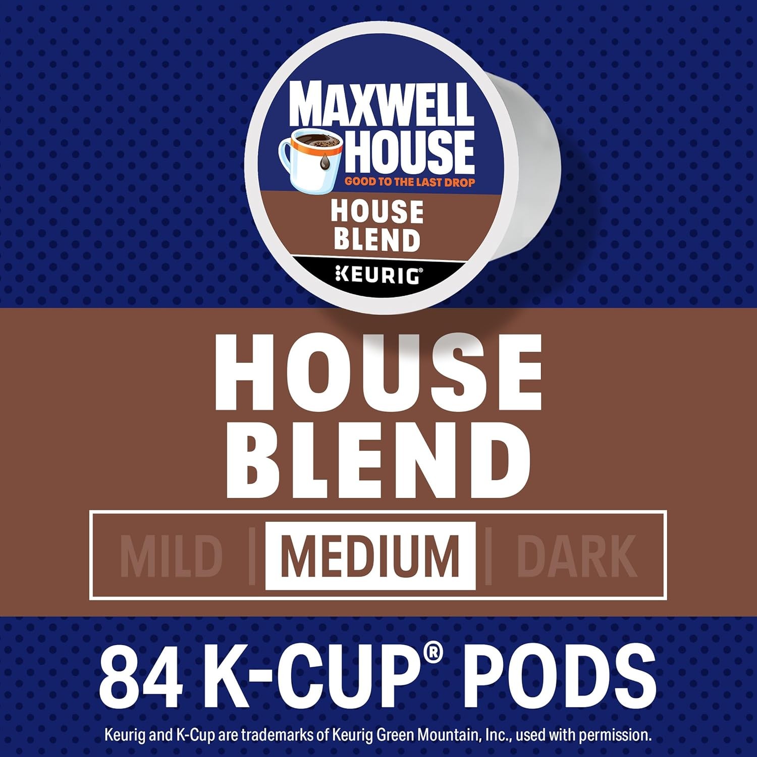 Maxwell House House Blend Medium Roast K-Cup Coffee Pods, 84 ct Box gallery