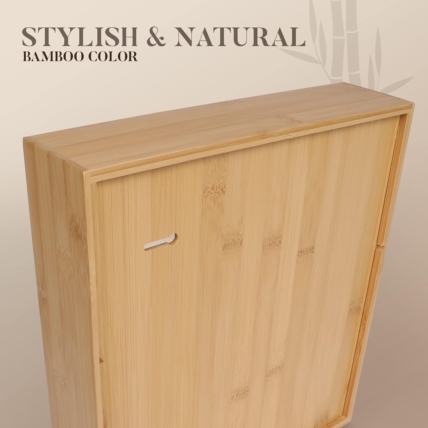 THE MODERN MERCANTILE - Wall-Mountable Bamboo Ziplock Bag Organizer gallery